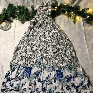 Floral Halter-neck Dress